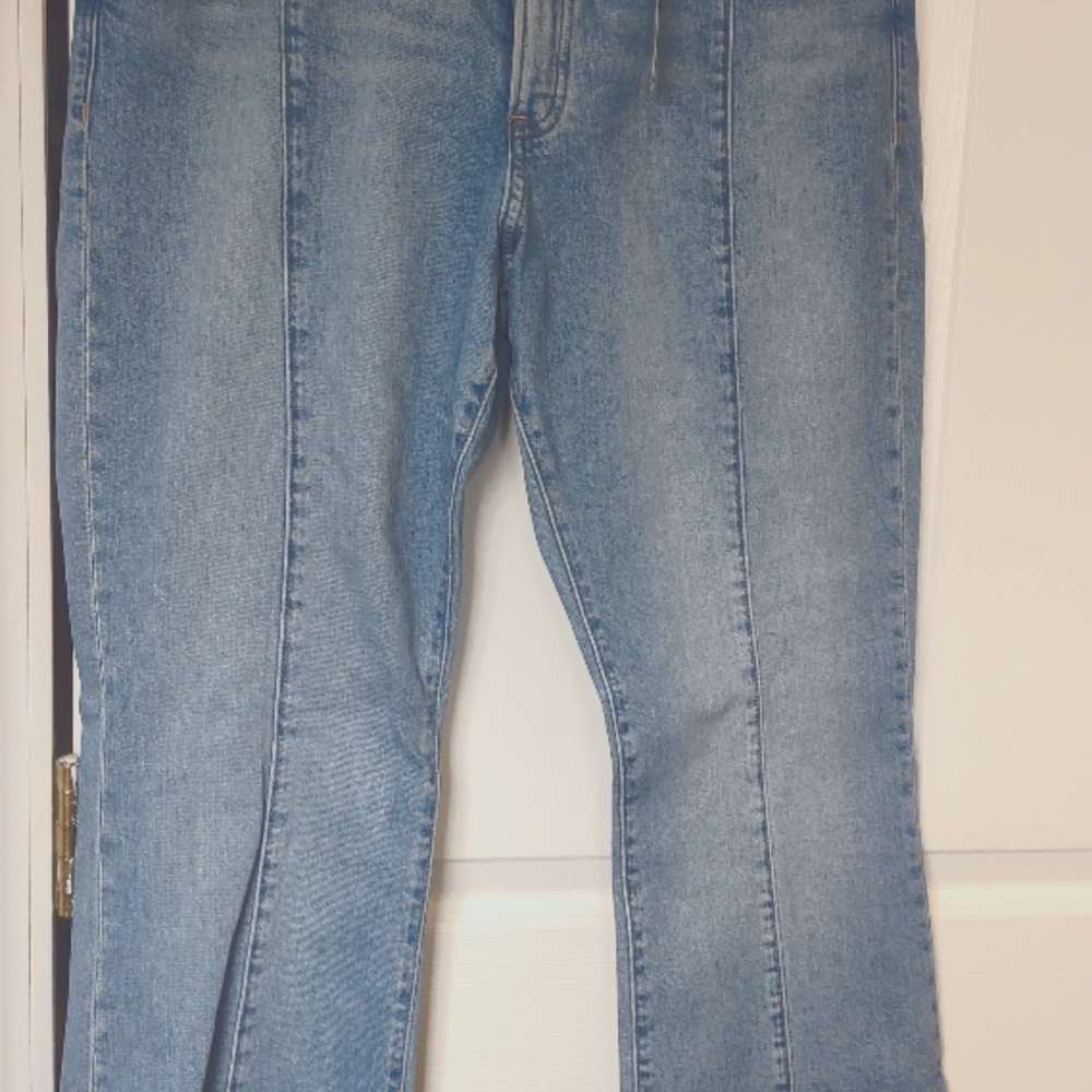 Express Bell Button Blue Jeans Size 14R